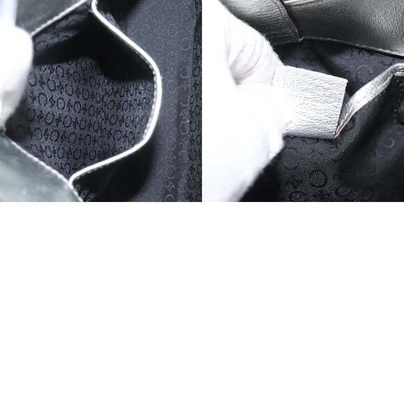 CELINE C Macadam Canvas Hand Bag Navy - Picture 12 of 12